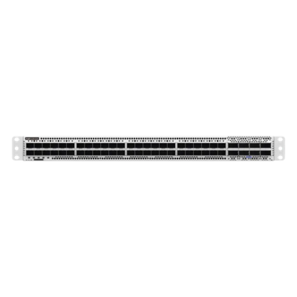 Switch Data Center / 48 Puertos 100GE DSFP + 8 Uplinks 400GE QSFP-DD / 16.0 Tbps / 5350 Mpps / RDMA RoCEv2 / Spine-Leaf VXLAN EVPN / 1 RU / Hot-Swap 1+1