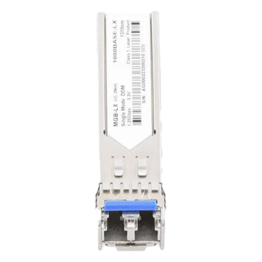 Transceptor mini-GBIC SFP 1G / LC Duplex / Fibra Monomodo / 20 Km / 10 Piezas / -40 a 75 °C