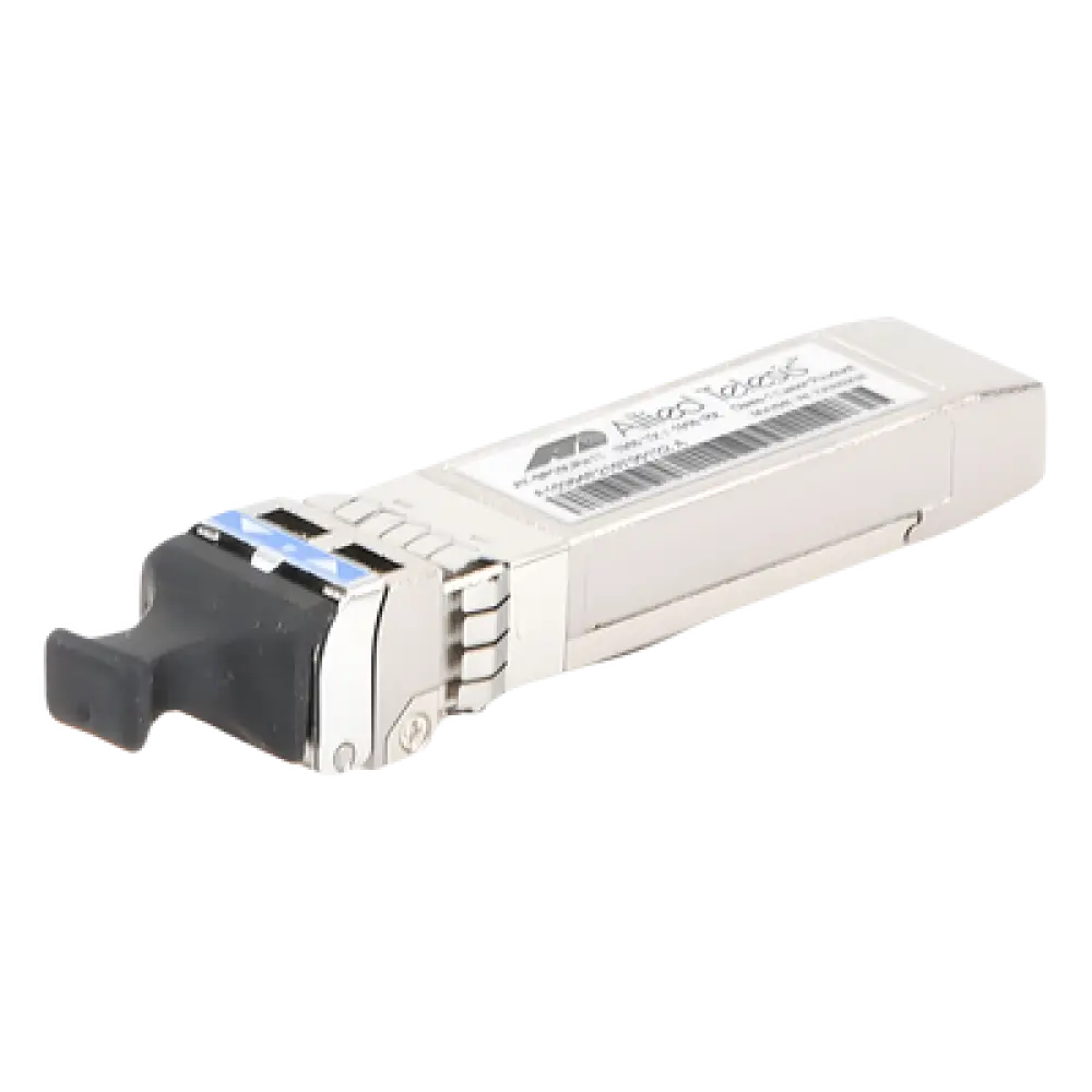 Transceptor SFP+ / 10G-LR / Monomodo LC / 10 km (6.2 mi) / 1310 nm / DDM / -40 a 85 °C (-40 a 185 °F)