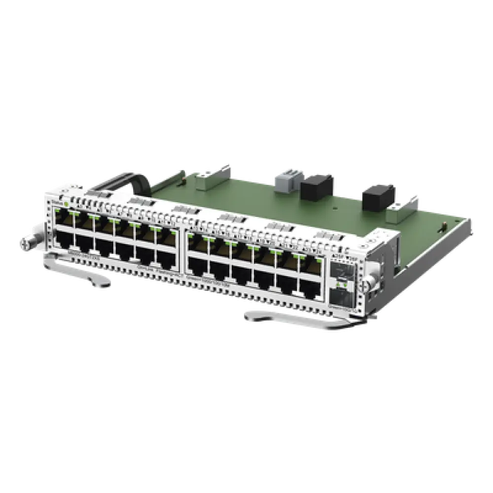 Módulo de Conmutación / 24 Puertos RJ45 Gigabit / 2 Puertos SFP+ 10G / 20.6W / 1.64 x 0.59 ft Chasis