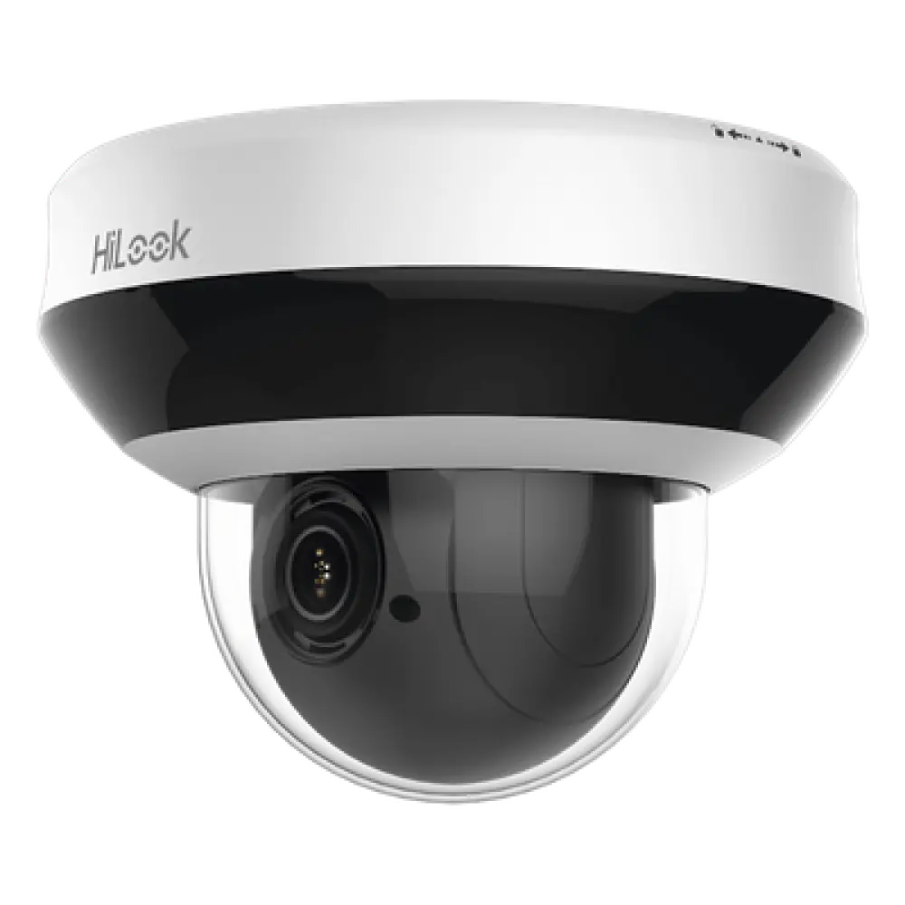 Mini PTZ IP / 2 Megapixel / 4X Zoom Óptico / Audio Bidireccional / IR EXIR 20 m (65.6 ft) / WDR 120 dB / PoE / IK10 / IP66 / Ultra Baja Iluminación