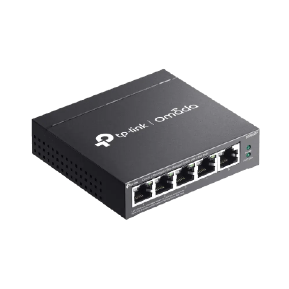 Switch Gestionado / 5 Puertos Gigabit / 4 Puertos PoE+ / 65W / Cloud SDN / Sin Ventiladores