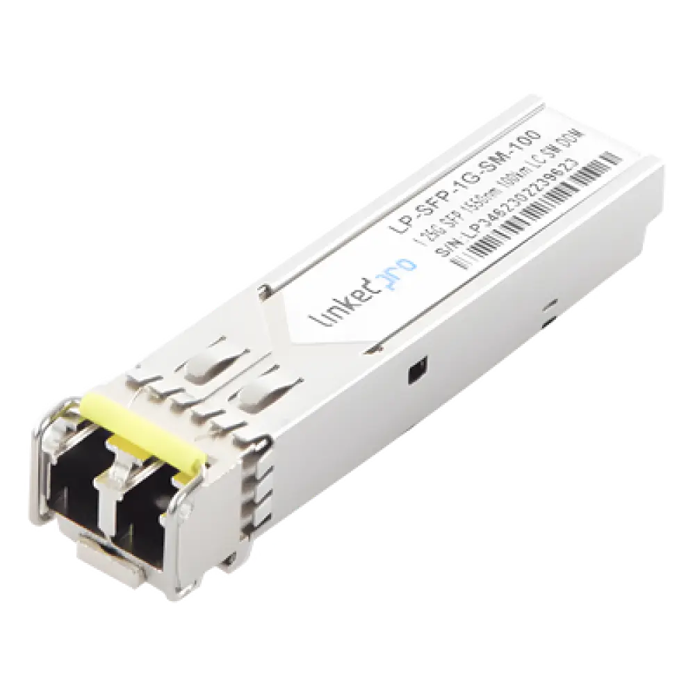 Transceptor SFP / 1.25 Gbps / Monomodo 1550 nm / LC/UPC Dúplex / DDM / Alcance 100 km (62.1 mi)