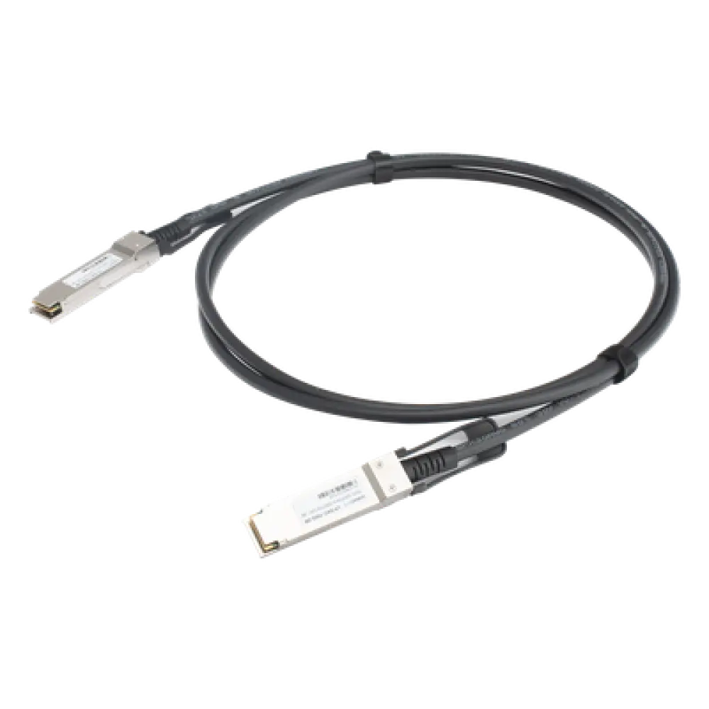 Cable DAC QSFP28 / 100 Gbps Full Duplex / Twinax de Cobre Pasivo / 2 m (6.56 ft) / Sin Herramientas