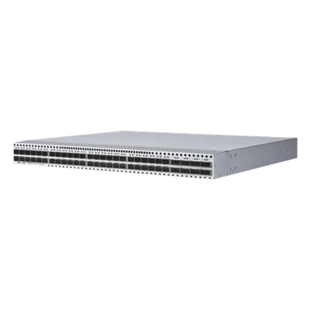 Switch Data Center / 48 Puertos SFP28 25G + 8 QSFP28 100G / 4.0 Tbps / 2000 Mpps / RDMA RoCEv2 / VXLAN EVPN Spine-Leaf / 1 RU