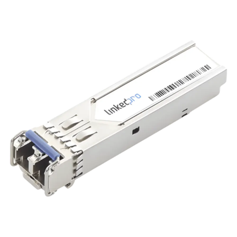 Transceptor Óptico SFP+ / 10 Gbps / Monomodo 1550 nm / Alcance 100 km (328,084 ft) / LC/UPC Dúplex / Hot-Pluggable / Rango Industrial -40 a 85°C