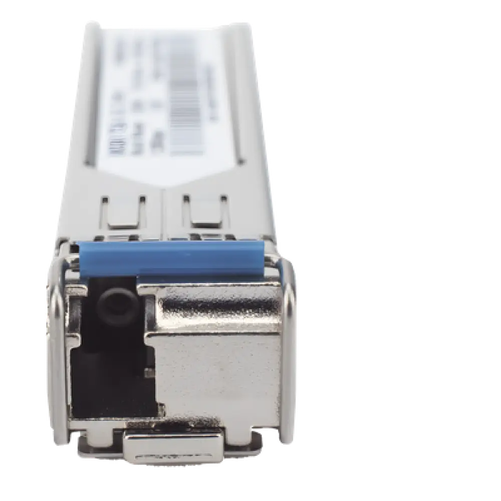 Transceptor SFP / 1000BASE-BX / WDM TX 1310 nm / Monomodo 2 km / LC Simplex / -40 a 85 °C
