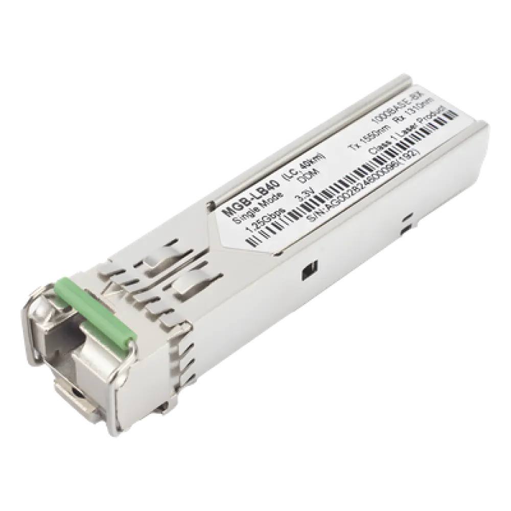 Transceptor mini-GBIC SFP 1G LC / WDM BIDI / Monomodo 40 km / TX 1550nm RX 1310nm / Hot-pluggable