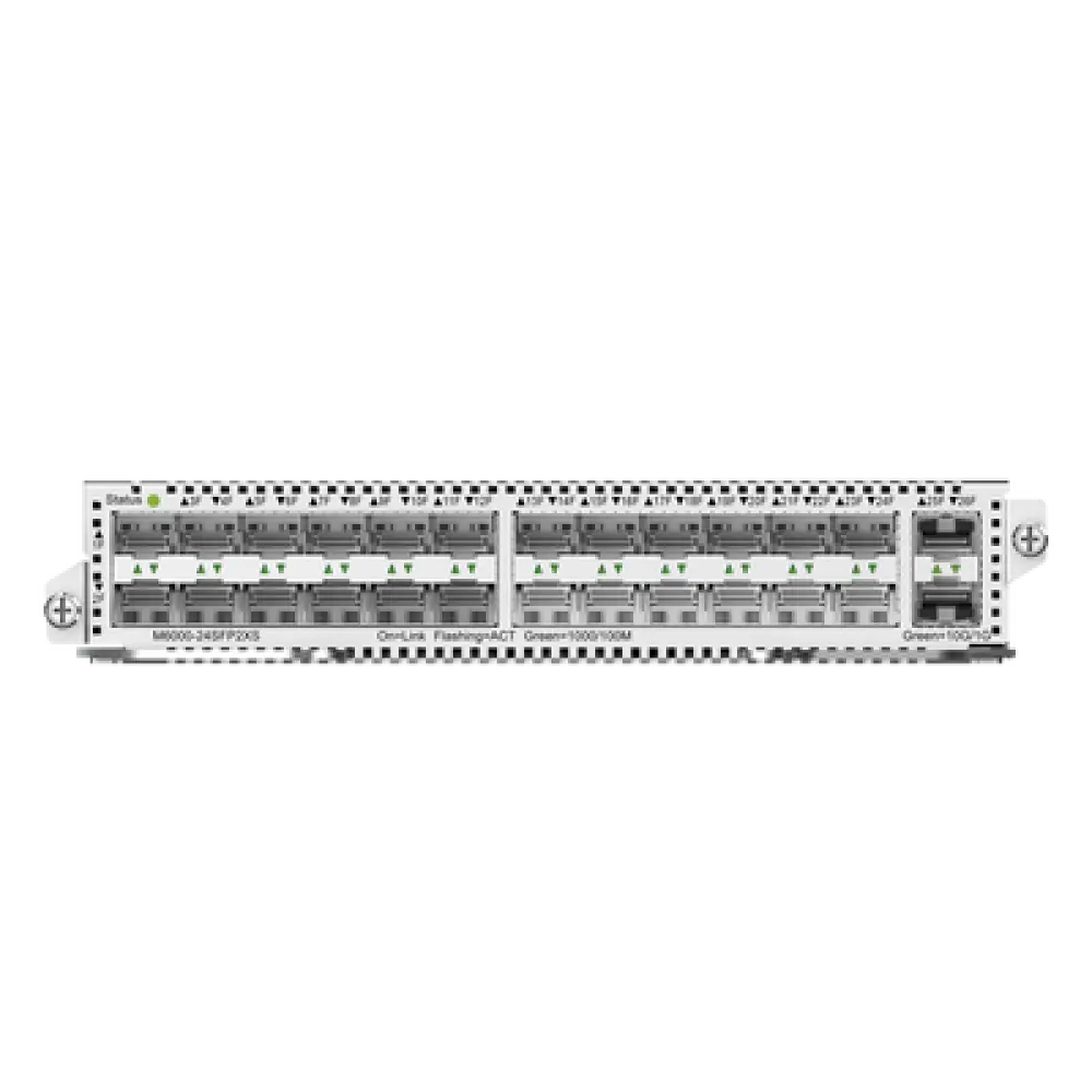 Tarjeta switch / 24 puertos SFP / 2 puertos SFP+ 10G / Para chasis RG-NBS6002