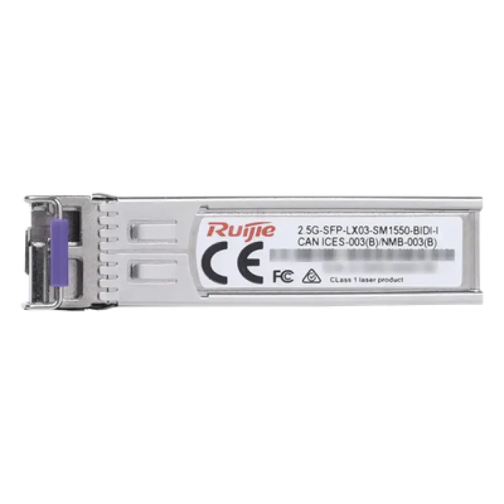 Transceptor SFP BiDi / 2.5Gb / LC Monomodo / Tx 1550nm Rx 1310nm / 3km 9.84ft