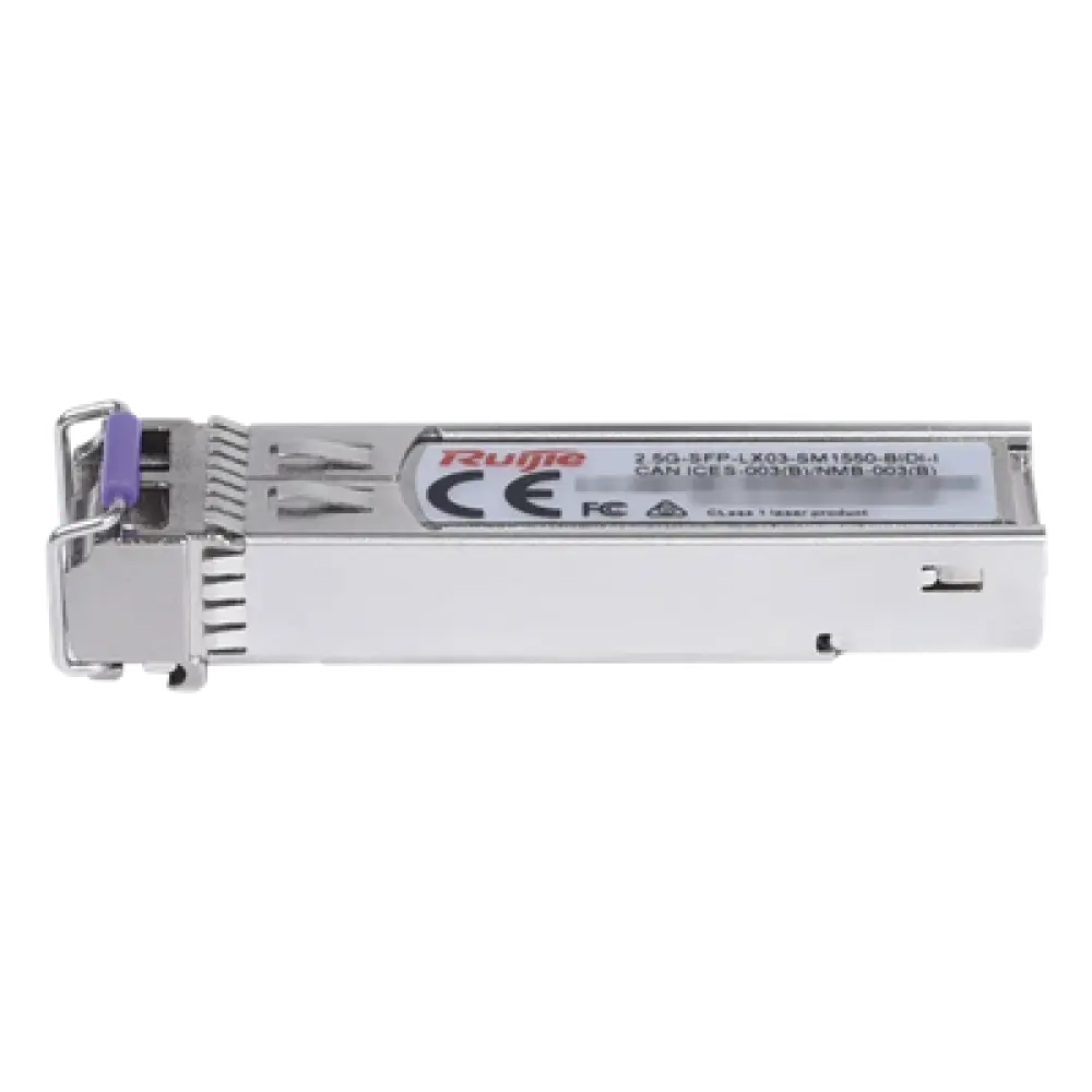 Transceptor SFP BiDi / 2.5Gb / LC Monomodo / Tx 1550nm Rx 1310nm / 3km 9.84ft