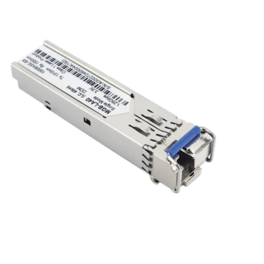 Transceptor mini-GBIC SFP 1G LC / WDM BIDI / Monomodo 40 km / TX 1310nm RX 1550nm / 131 pies