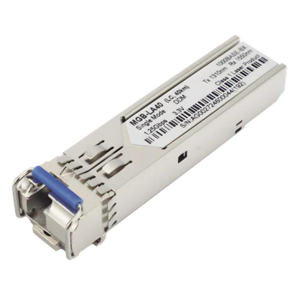 Transceptor mini-GBIC SFP 1G LC / WDM BIDI / Monomodo 40 km / TX 1310nm RX 1550nm / 131 pies