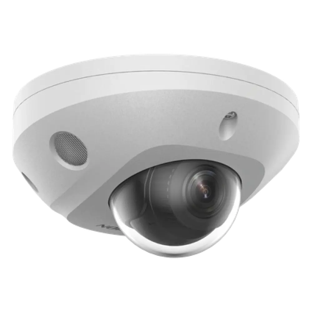 Mini Domo IP / 6 Megapixel / Dual Light 30 m (98.4 ft) / AcuSense / WDR 120 dB / IP67 IK8 / PoE