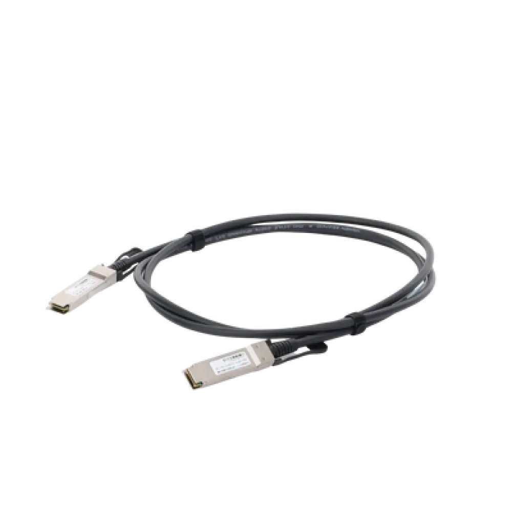 Cable DAC QSFP+ / 40 Gbps Full Duplex / Pasivo Twinax Cobre / 2 m (6.56 ft)