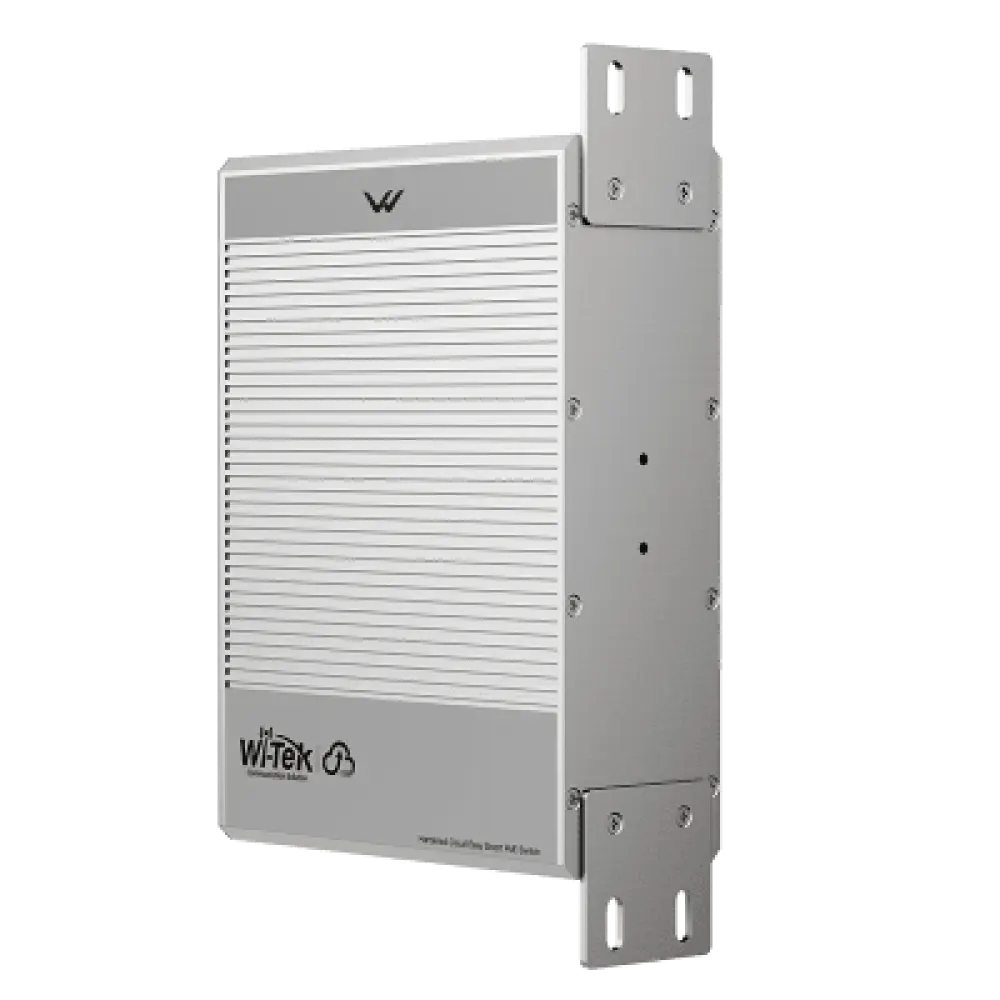 Switch Industrial PoE / 8 Puertos Gigabit PoE / 270W Budget / Uplink SFP / DIN-Rail / -30°C a 65°C / Fanless