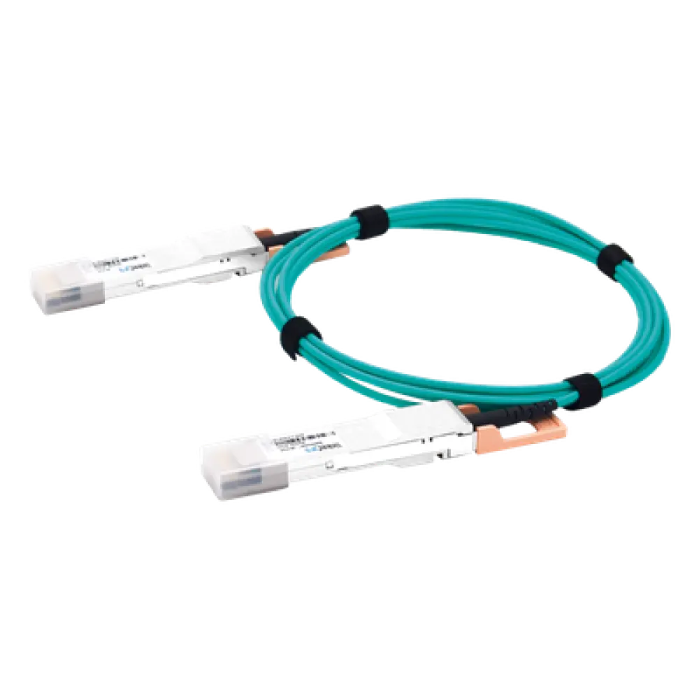 Cable AOC QSFP-DD / 400 Gbps / Longitud 1 m (3.3 ft) / Fibra Óptica Activa / Hot-Swappable