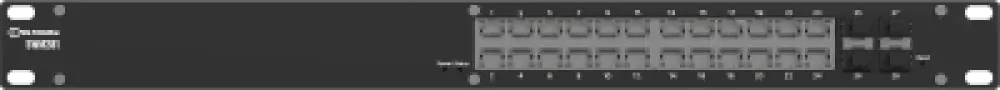 Switch Administrado L2+ / 24 Puertos Gigabit / 4 SFP / 56 Gbps / IP30 / Rack Mount / PROFINET Opcional