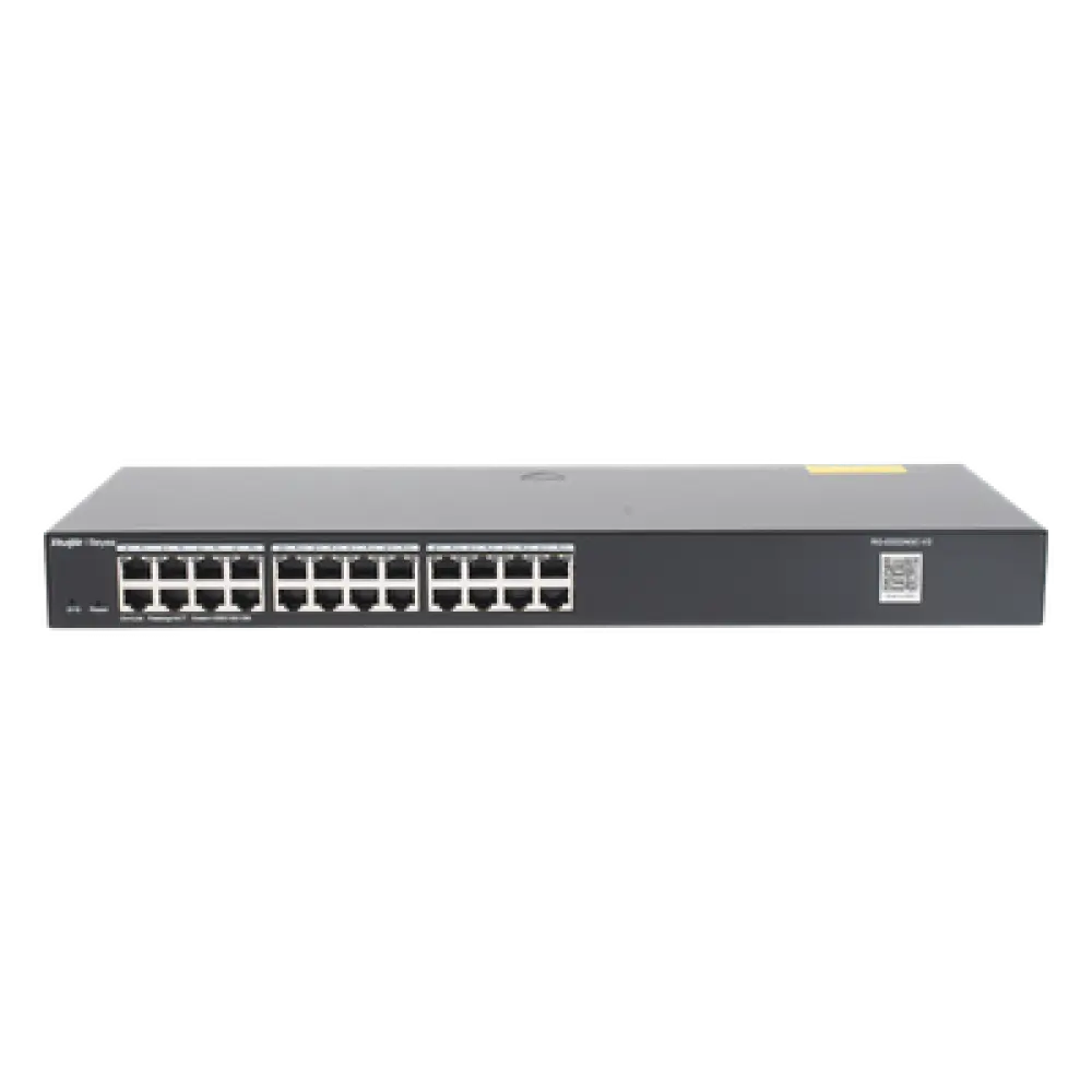 Switch Administrable / 24 Puertos Gigabit / Auto-Negociación / Gestión en la Nube / Montaje Rack / Compatible CCTV