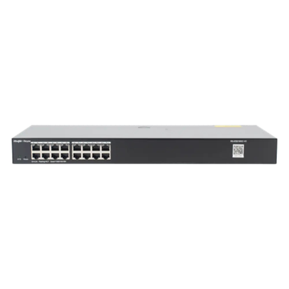 Switch Administrable / 16 Puertos Gigabit / Gestión en la Nube Gratuita / Prevención de Bucles / Montaje Rack