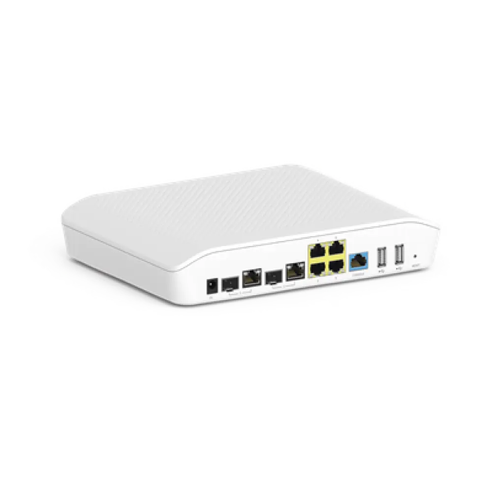 Firewall SD-WAN / 2 WAN Gigabit + 2 SFP Combo / 4 LAN Gigabit / IDS-IPS / 945 Mbps / Hasta 1,000 Dispositivos