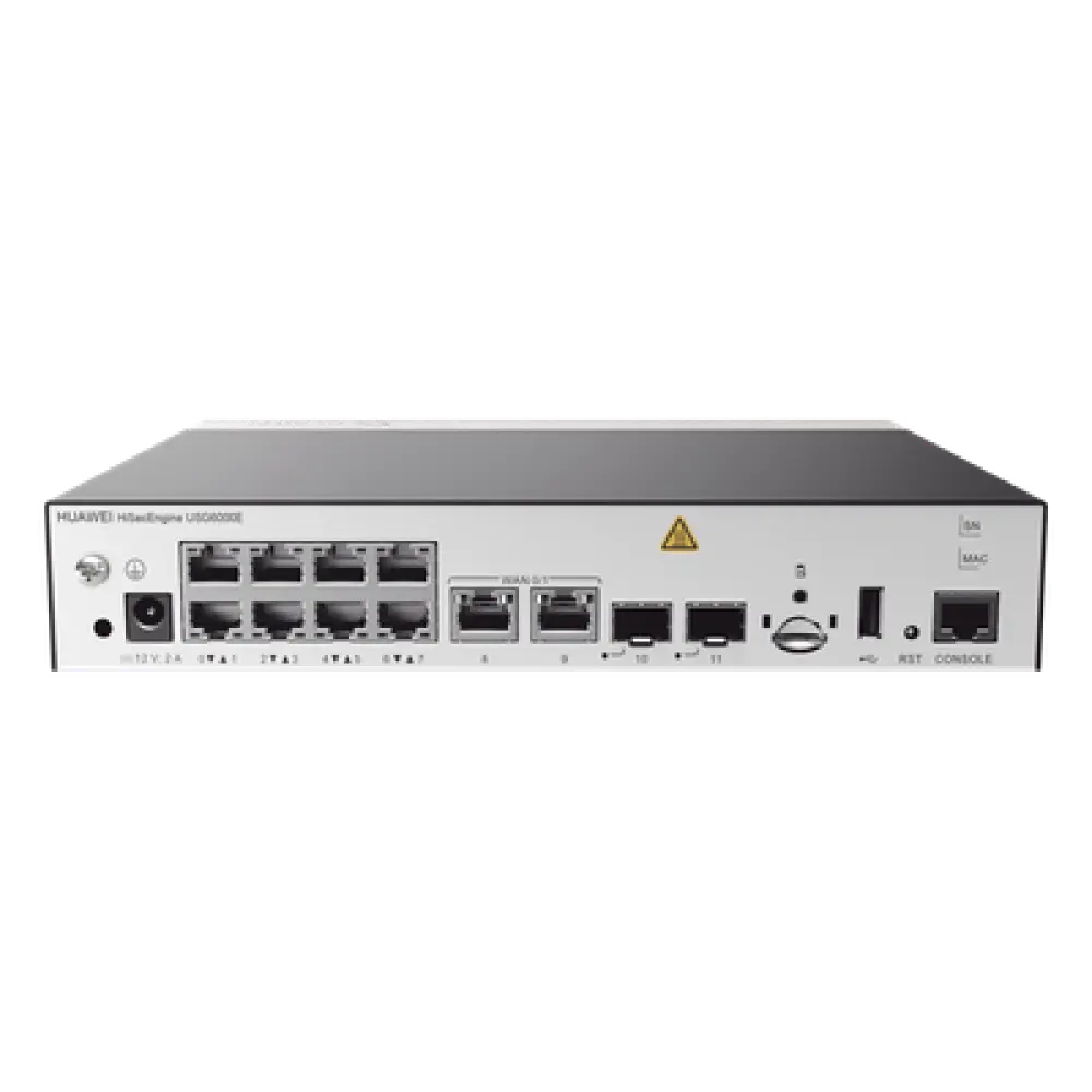Firewall HUAWEI HiSecEngine de 1.5 Gbps para Empresas Pequeñas. Incluye Licencias por 1 Año de Threat Protection (AV, IPS, URL)