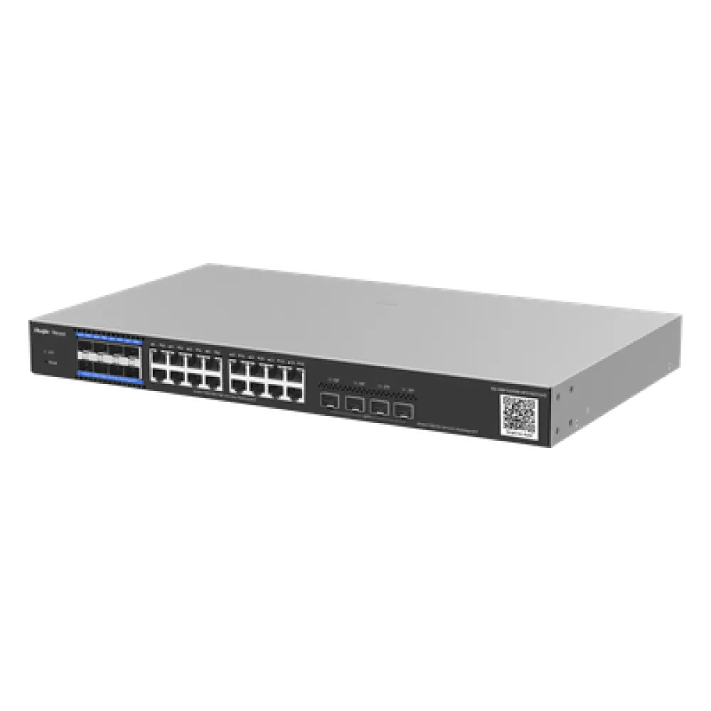 OLT Switch Híbrido Capa 3 / 8 PON 1G / 16 Ethernet 1G / 4 SFP+ 10G / 256 ONUs / 1U Rack / 17.32 x 10.24 x 1.72 in