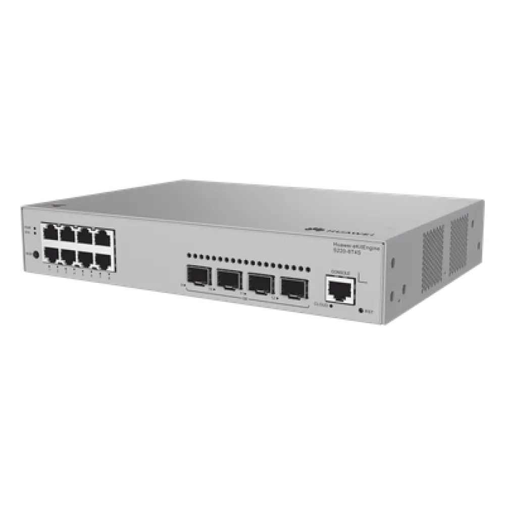 Switch Capa 2 Administrable / 8 Puertos Gigabit / 4 Puertos SFP / 24 Gbit/s / Gestión en Nube Gratuita