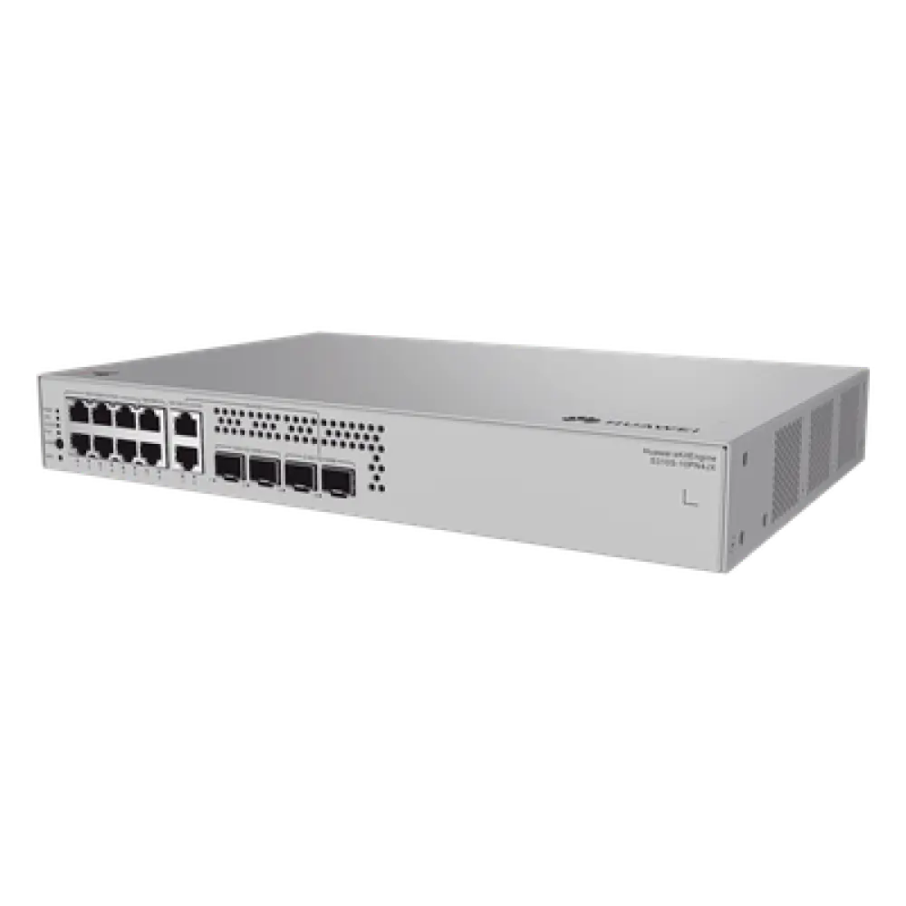 Switch de Acceso Administrable / Capa 2+ / 6x PoE+ Gigabit + 2x PoE+ Multi-Gigabit 2.5G + 2x Gigabit + 2x SFP + 2x SFP+ / PoE Perpetuo / 128 W PoE / 3.6 x 18.3 x 14.0 pulgadas