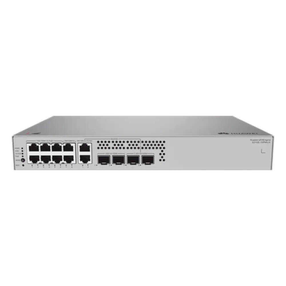 Switch de Acceso Administrable / Capa 2+ / 6x PoE+ Gigabit + 2x PoE+ Multi-Gigabit 2.5G + 2x Gigabit + 2x SFP + 2x SFP+ / PoE Perpetuo / 128 W PoE / 3.6 x 18.3 x 14.0 pulgadas