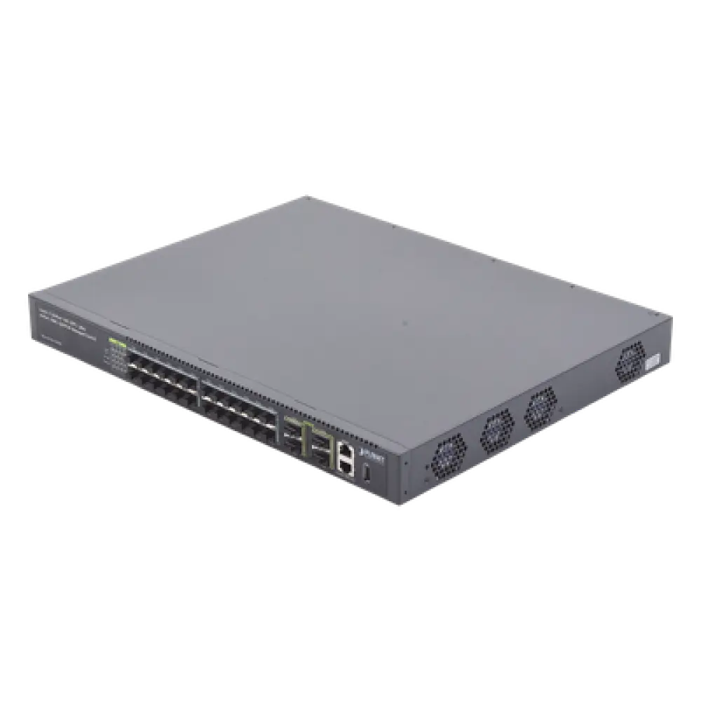 Switch Administrable Capa 3 / 24 Puertos 10G SFP+ / 4 Puertos 40G/100G QSFP28 / 800 Gbps Capacidad de Switching