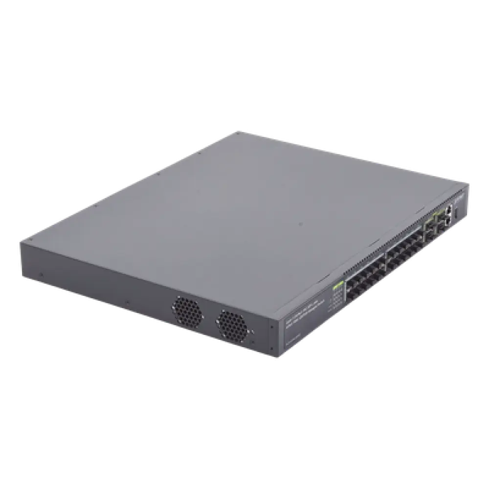 Switch Administrable Capa 3 / 24 Puertos 10G SFP+ / 4 Puertos 40G/100G QSFP28 / 800 Gbps Capacidad de Switching