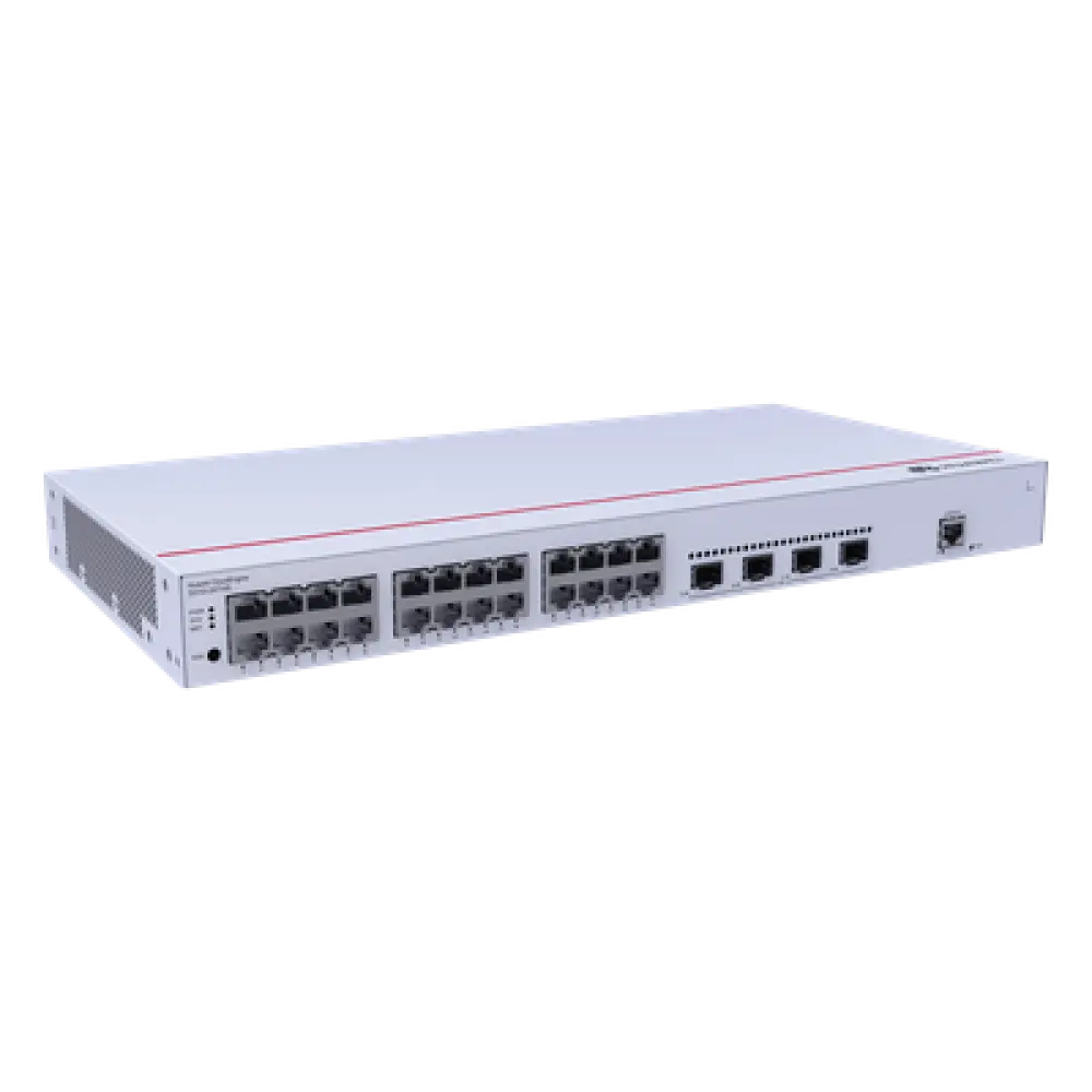 Switch Capa 3 Administrable / 24 Puertos Gigabit / 4 SFP Uplink / iStack / 56 Gbps / Administración Nube Gratuita