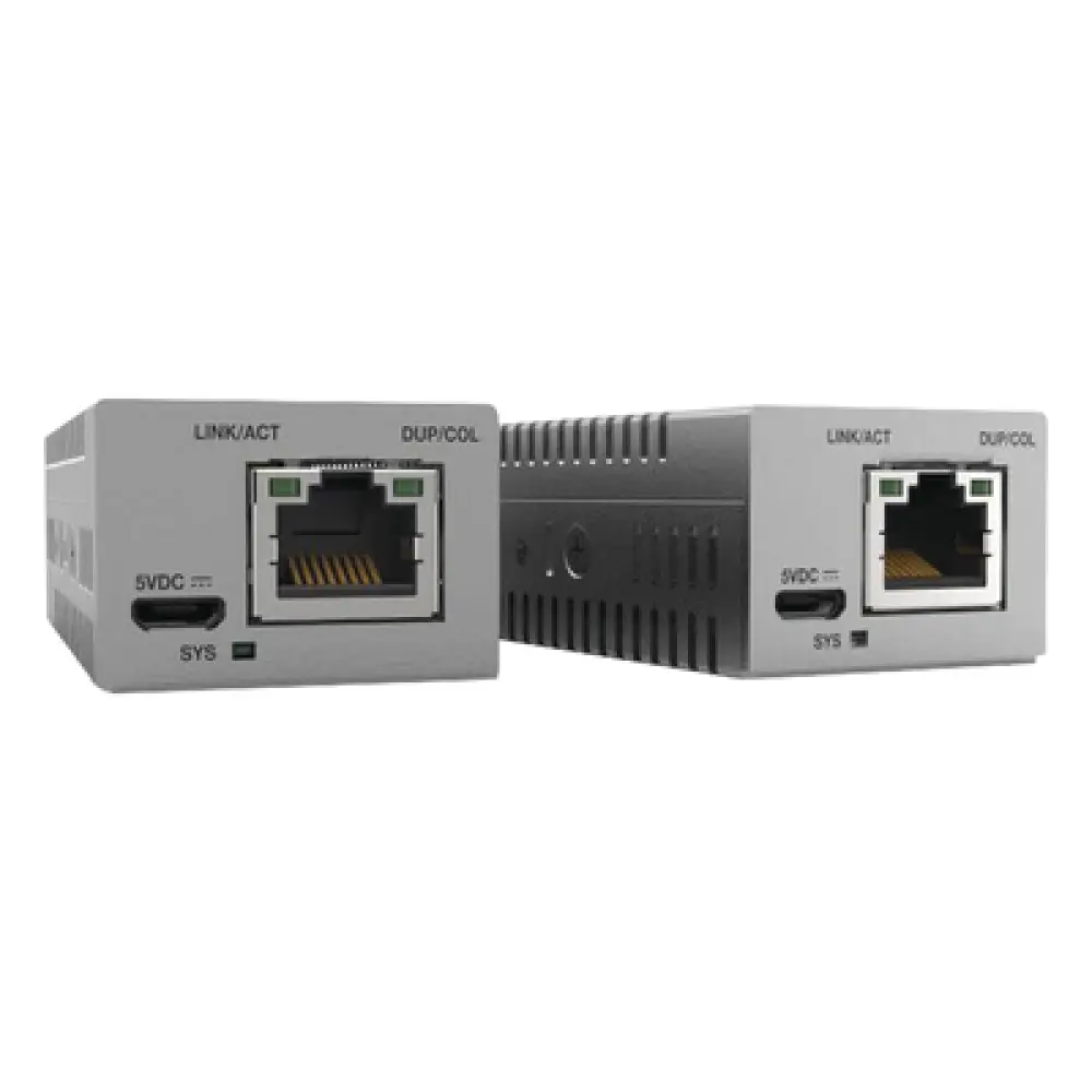 Convertidor de Medios / 1000TX a 1000SX / Multimodo ST / USB 5VDC / 0°C a 40°C / 1.04 x 3.0 x 0.85 pulgadas