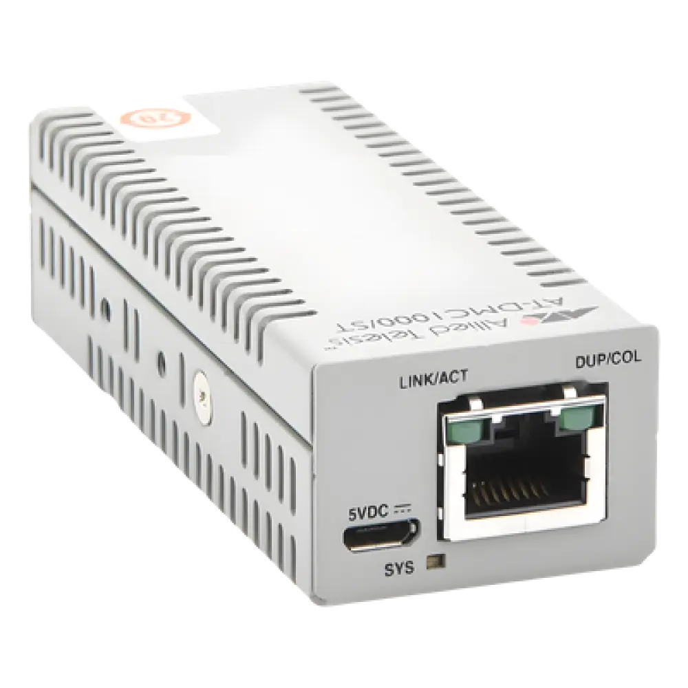 Convertidor de Medios / 1000TX a 1000SX / Multimodo ST / USB 5VDC / 0°C a 40°C / 1.04 x 3.0 x 0.85 pulgadas