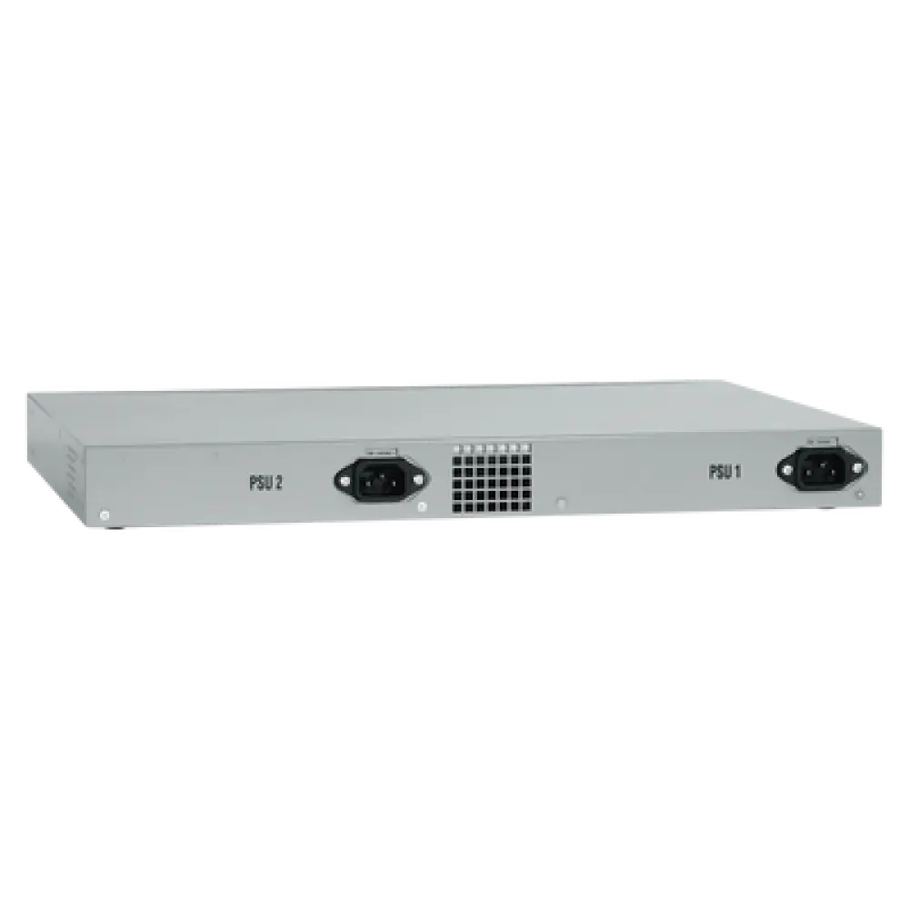 Switch PoE+ Stackeable Capa 3, 48 puertos 10/100/1000 Mbps + 4 puertos SFP+ 10 G, 370 W, fuente redundante