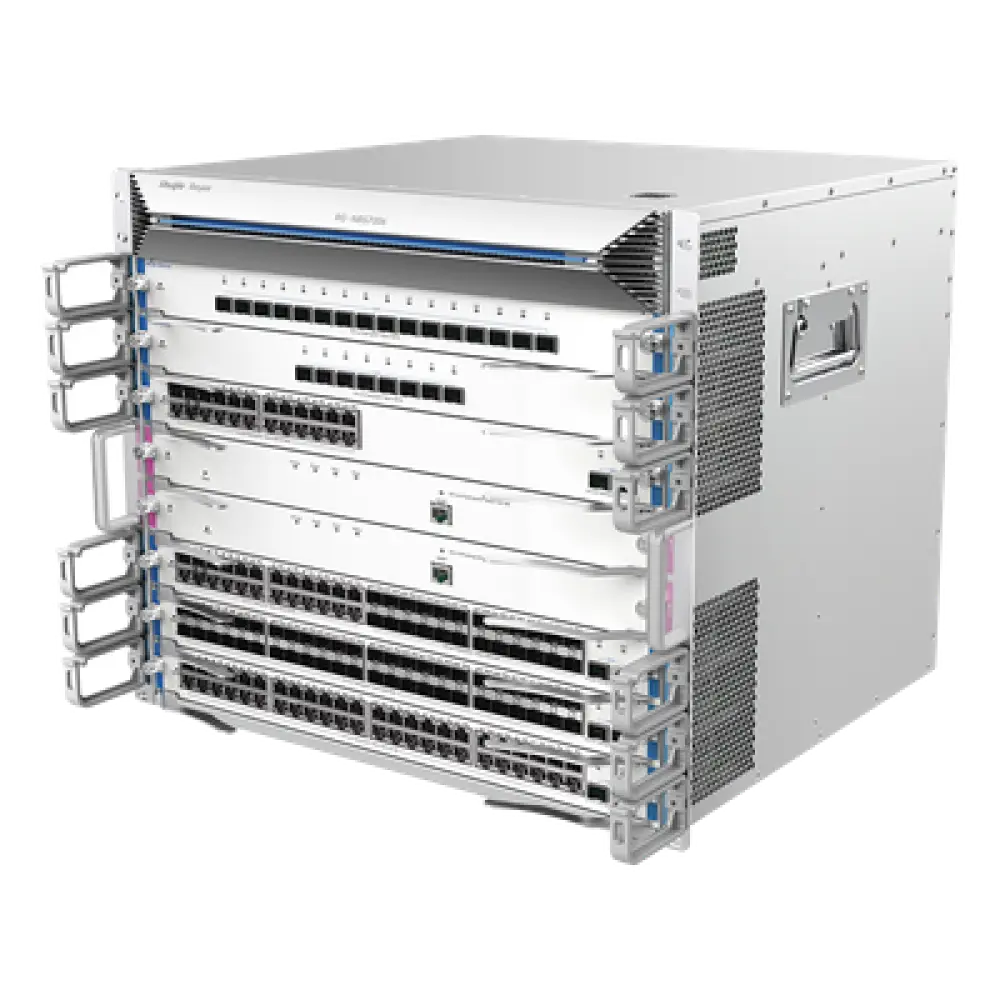 Chasis Switch Core / 6 Slots Modulares / 1920 Gbps / 1440 Mpps / 442x410x396 mm / 17.3x16.1x15.6 in