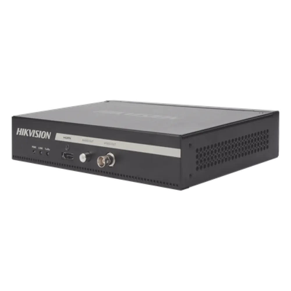 Decodificador de Video IP / 1 Salida HDMI 4K UHD / 32 Canales Simultáneos / Audio Bidireccional / H.265+ / Sin Licenciamiento