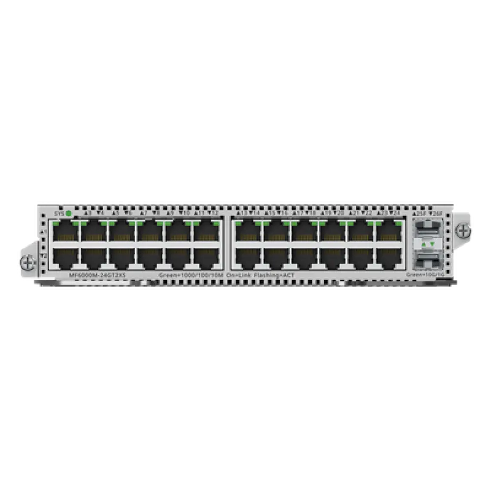 Tarjeta modular para OLT / 24 puertos Ethernet 1G / 2 puertos SFP+ 10G / Compatible RG-NBF6002M