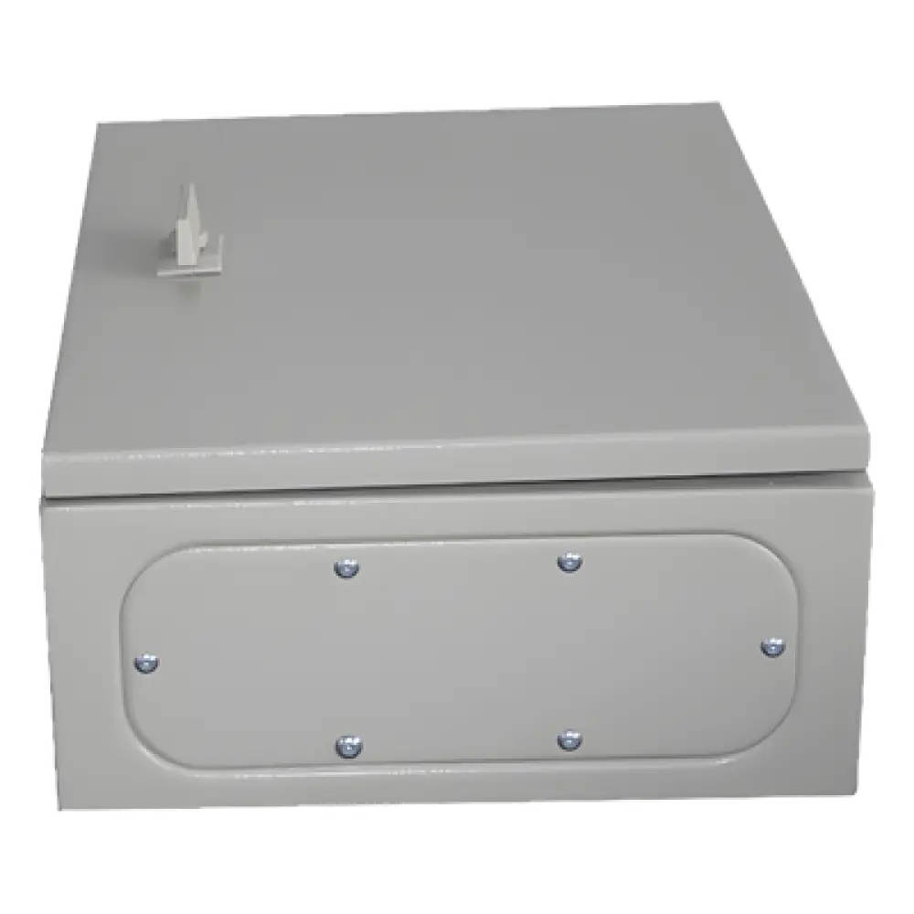 Gabinete de Acero IP66 / IK10 / 250 x 300 x 150 mm / Carga 30 kg / Placa Montaje 200 x 265 mm / Cerradura con Llave