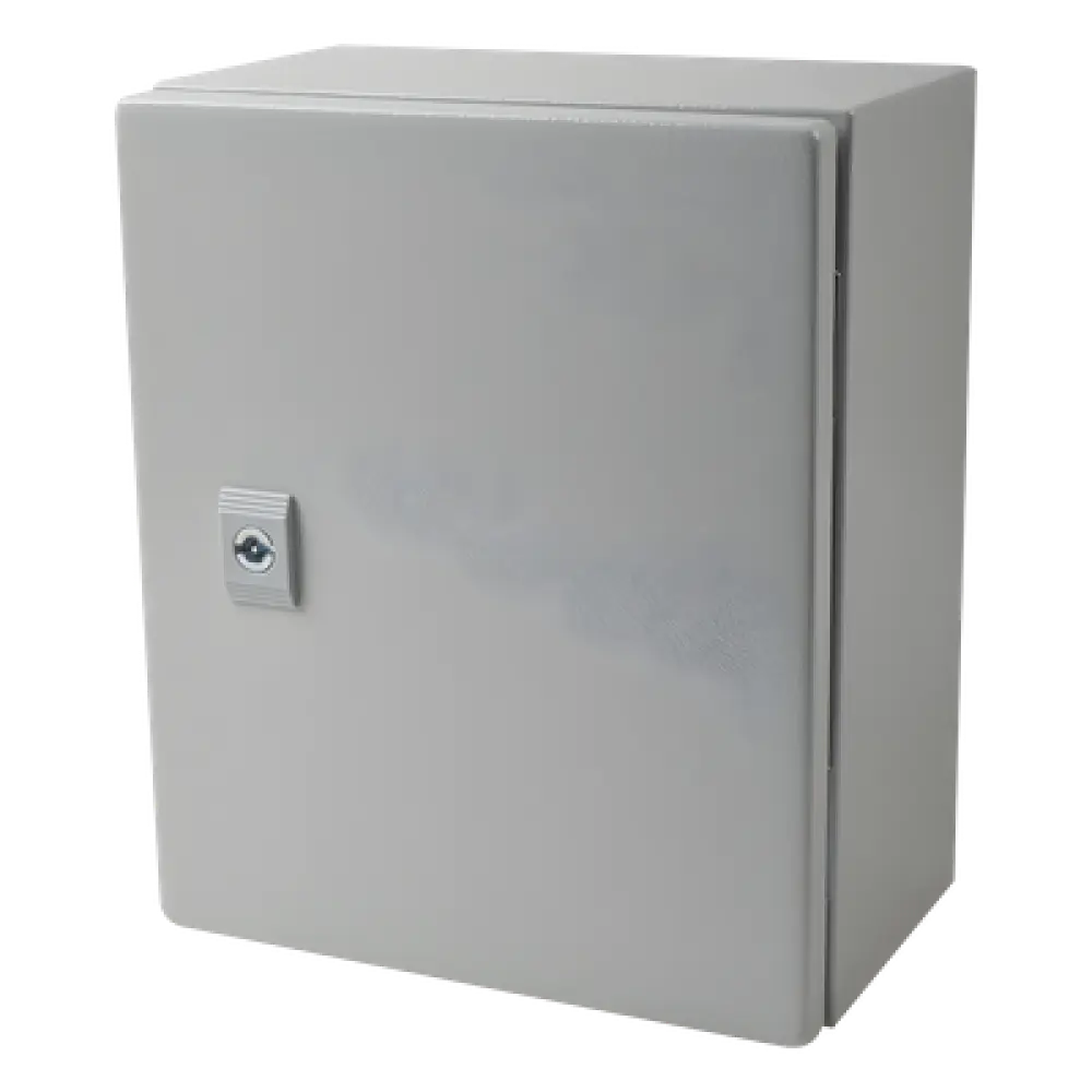 Gabinete de Acero IP66 / IK10 / 250 x 300 x 150 mm / Carga 30 kg / Placa Montaje 200 x 265 mm / Cerradura con Llave