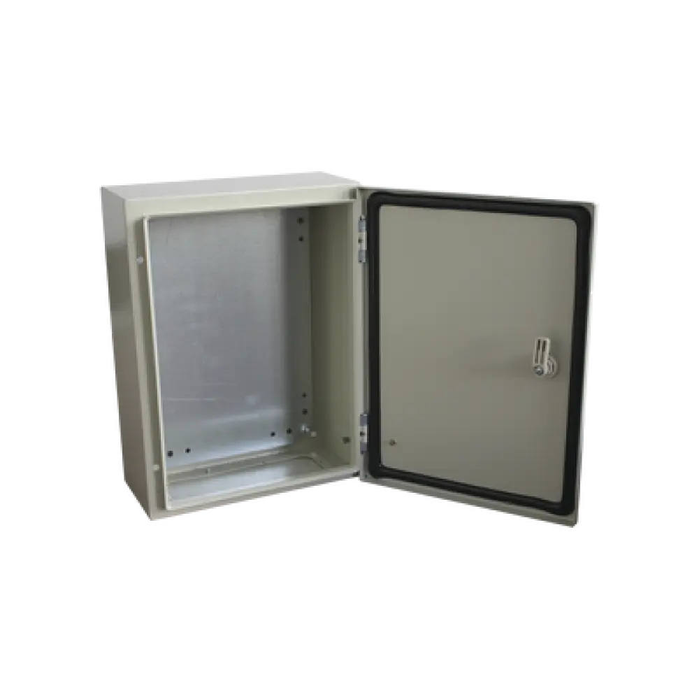 Gabinete de Acero IP66 / 300x400x200 mm / 11.8x15.7x7.9 in / IK10 / 30 kg / Placa Trasera Metálica
