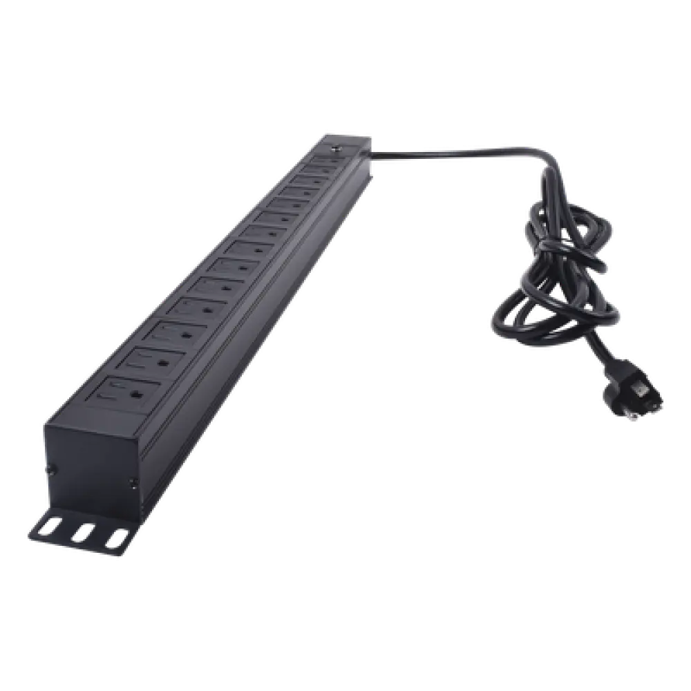 PDU Vertical / 14 Tomas NEMA 5-15R / 125 V Monofásico / Montaje en Rack 650 mm (25.6 in) / Cable 1.90 m (6.2 ft)