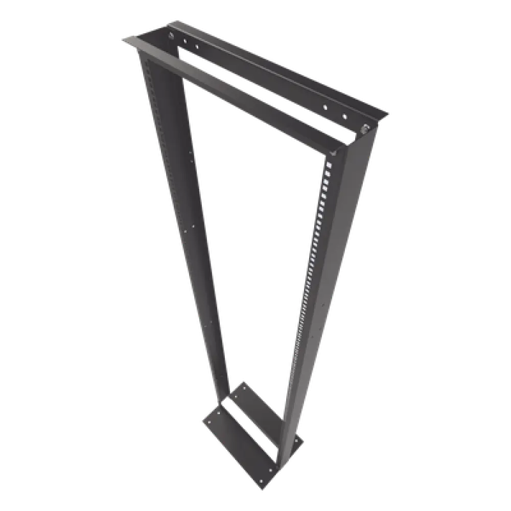 Rack 2 Postes / 19" EIA-310D / 45 UR / Carga 460 kg / Base L para Piso / Acero al Carbono
