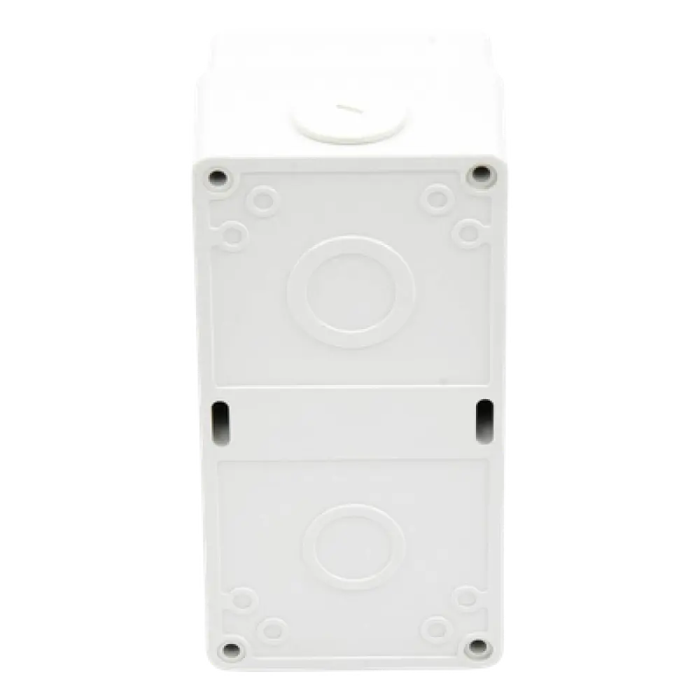 Gabinete Plástico para Exterior / IP66 / Riel DIN 2 Unidades / LED 220 VCA / 194x95x95 mm
