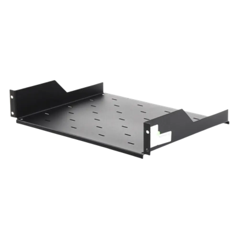 Charola para Rack / 19" / 2UR / Profundidad 34.2 cm (13.5 in) / Carga 20 kg / Lámina Calibre 16