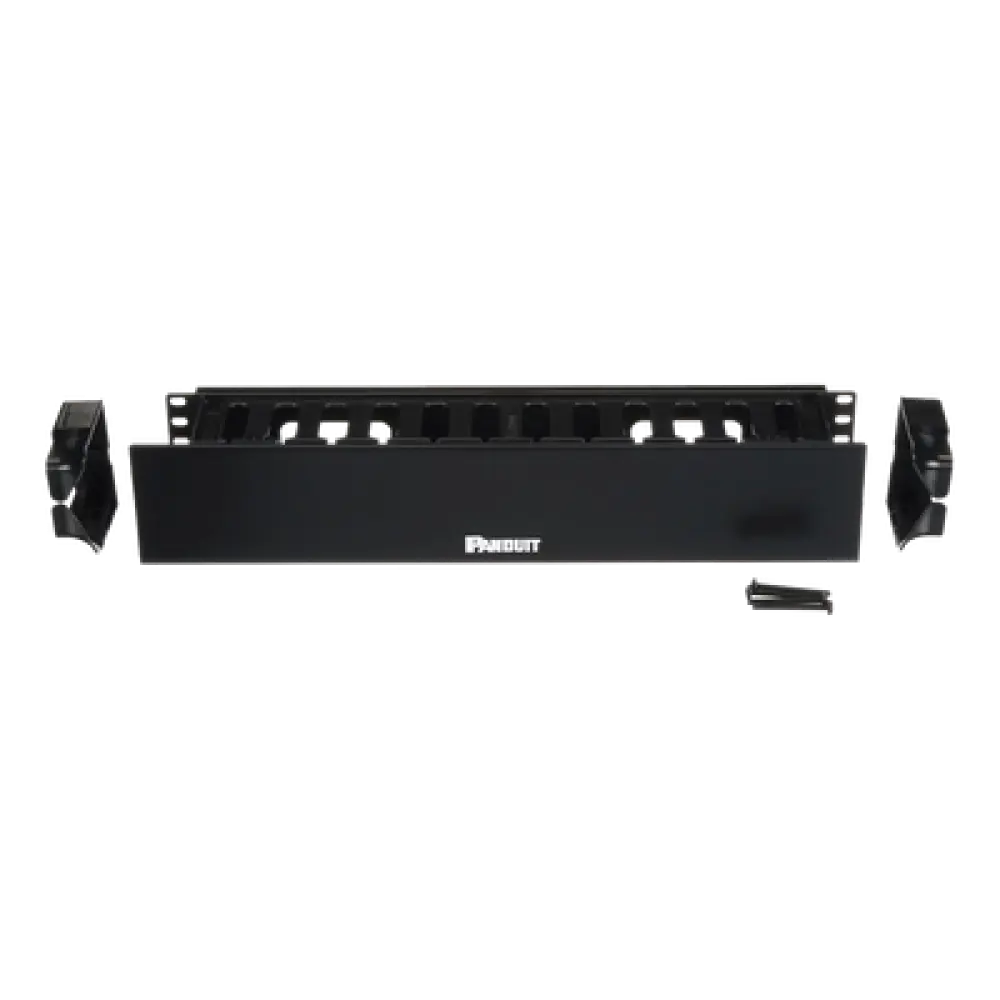 Organizador de Cables Horizontal / 2UR / 19in / Frontal con Tapa Extendida / ABS