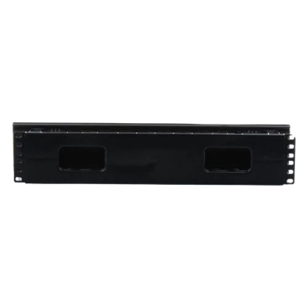 Organizador de Cables Horizontal / 2UR / 19in / Frontal con Tapa Extendida / ABS