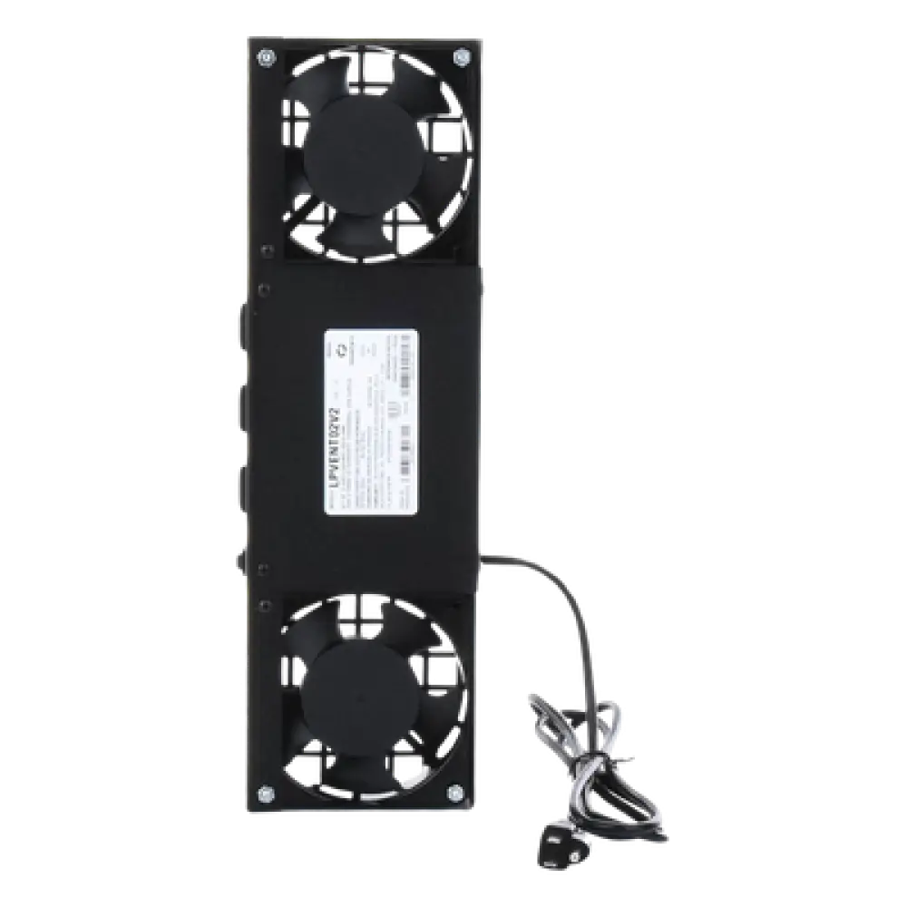 Kit de Ventilación Forzada / 2 Ventiladores 12x12 cm / 3 Tomas NEMA 5-15R / 110 Vca / 15A Máx / Cable 1.7 m / 5.6 ft