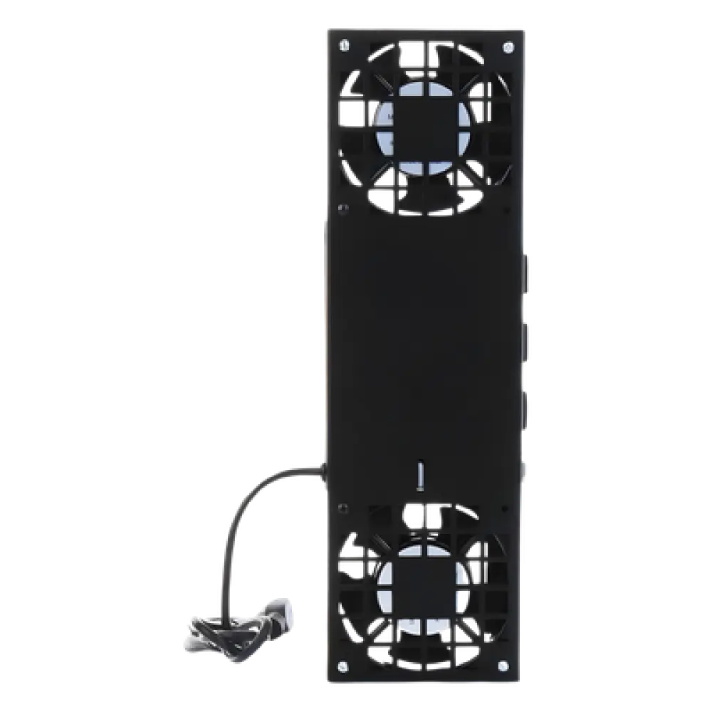 Kit de Ventilación Forzada / 2 Ventiladores 12x12 cm / 3 Tomas NEMA 5-15R / 110 Vca / 15A Máx / Cable 1.7 m / 5.6 ft